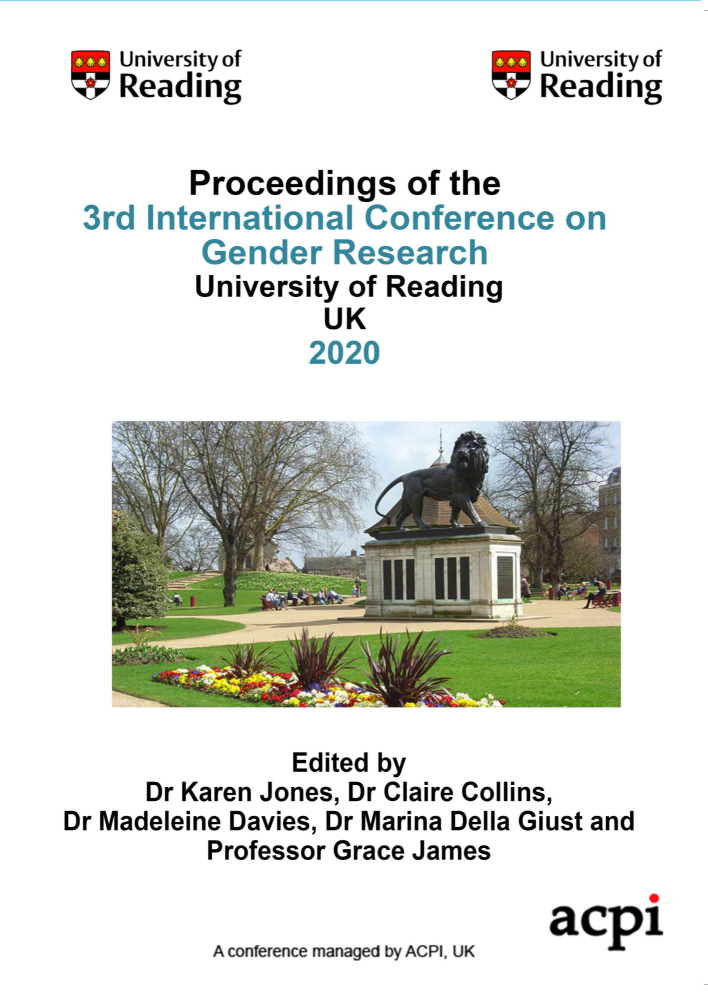 ICGR 2020-Proceedings of the 3rd International Conference on Gender Research PRINT VERSION