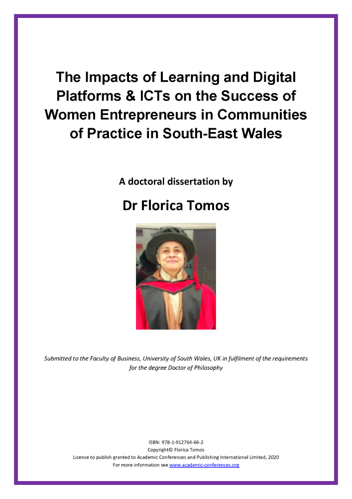 The Impacts of Learning and Digital Platforms & ICTs on the Success of Women Entrepreneurs in Communities of Practice in South-East Wales
