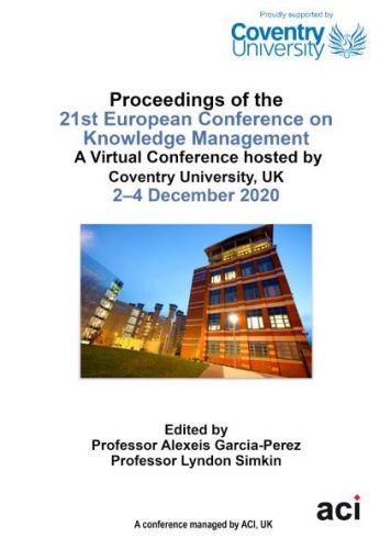ECKM 2020 PDF VERSION- Proceedings of the 21st European Conference on Knowledge Management
