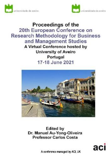 ECRM 2021-Proceedings of the 20th European Conference on Research Methodology for Business  and Management Studies
