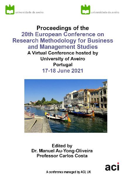 ECRM 2021-Proceedings of the 20th European Conference on Research Methodology for Business  and Management Studies