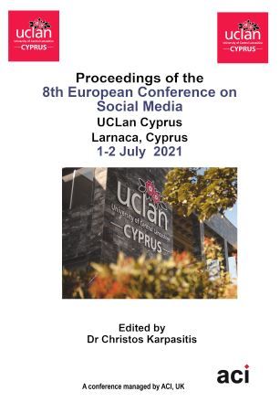 ECSM 2021 PDF VERSION- Proceedings of the 8th European Conference on Social Media