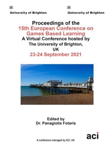 ECGBL 2021- Proceedings of the 15th European Conference on  Game Based Learning
