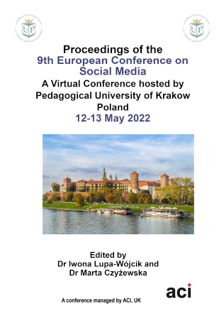 ECSM 2022- Proceedings of the 9th European Conference on Social Media