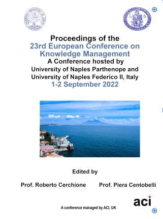 ECKM 2022: Proceedings of the    23rd European Conference on Knowledge Management