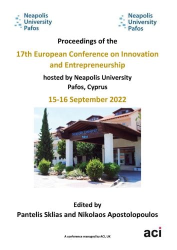 Proceedings of the 17th European Conference on Innovation and Entrepreneurship