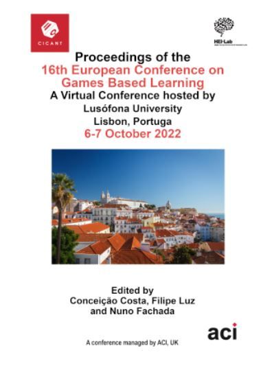 ECGBL 2022-Proceedings of the 16th European Conference on  Games Based Learning