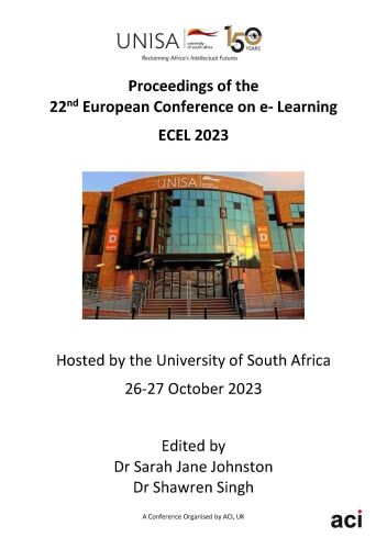 ECEL 2023- Proceedings of the 22nd European Conference on e-Learning