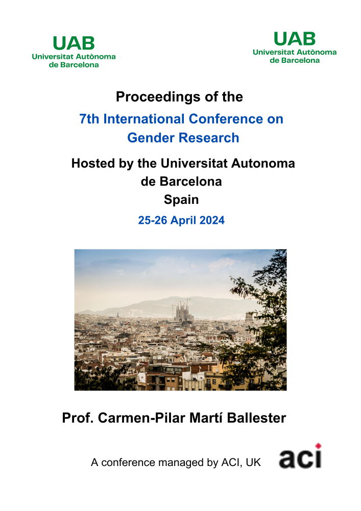 ICGR 2024- Proceedings of the 7th International Conference on Gender Research
