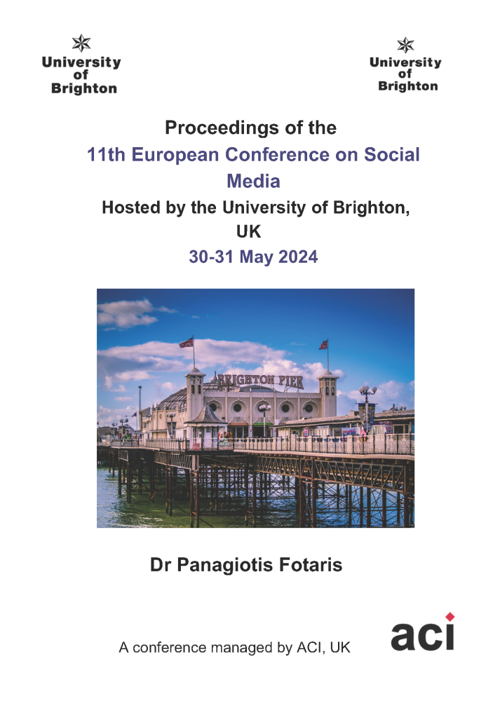 ECSM 2024- Proceedings of the 11th European Conference on Social Media