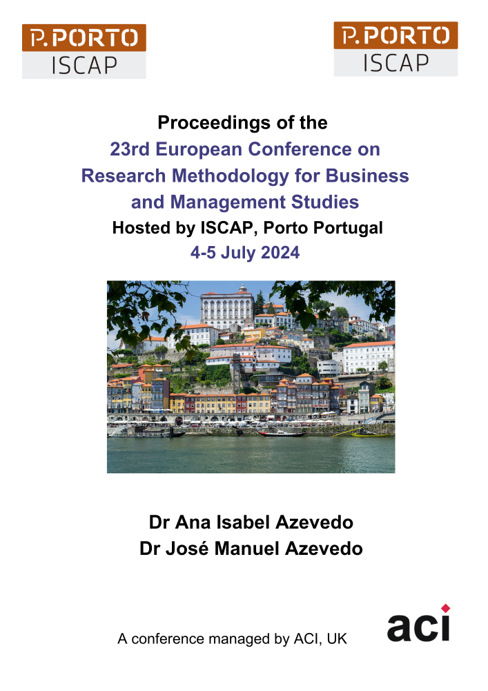 ECRM 2024- Proceedings of the 23rd European Conference on Research Methodology for Business and Management Studies
