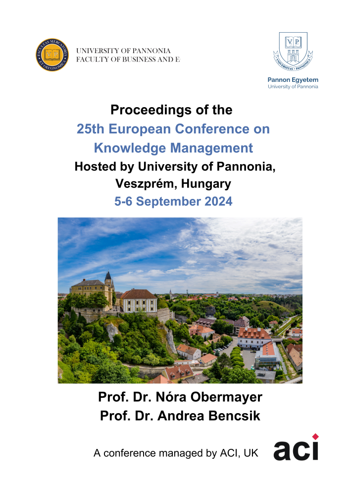 ECKM 2024-Proceedings of the 25th European Conference on Knowledge Management