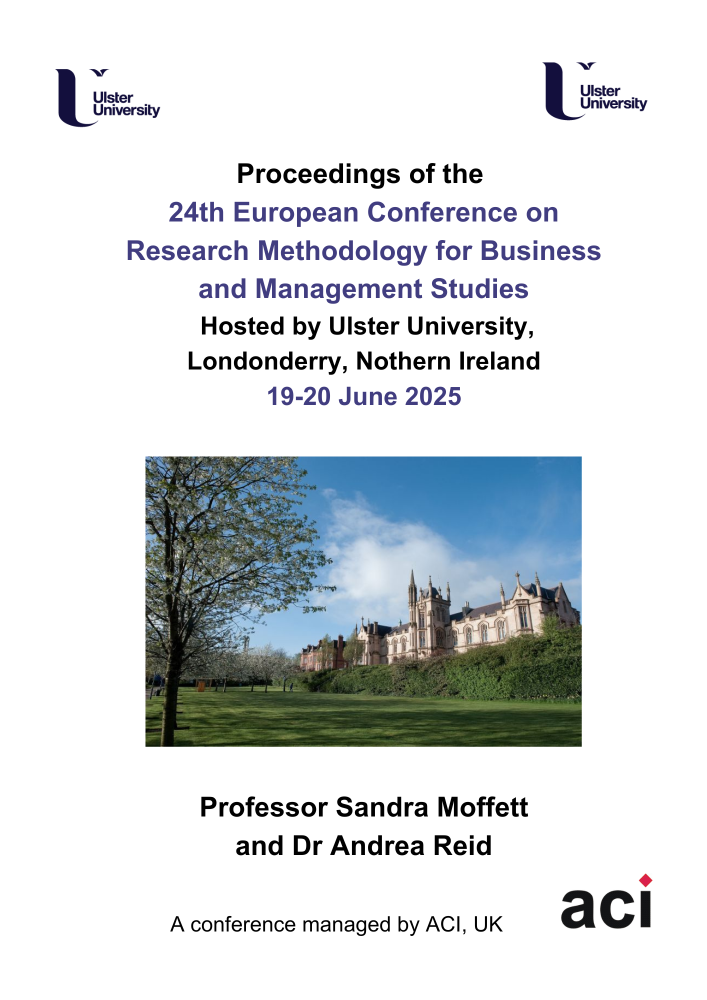 ECRM 2025 - Proceedings of the 24th European Conference on Research Methodology for Business and Management Studies