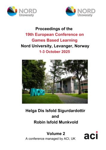 ECGBL 2025 - Proceedings of the 19th European Conference on Games Based Learning VOL 1 & 2