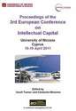 ECIC 2011 3rd European Conference on Intellectual Capital - Nicosia, Cyprus. PRINT version