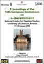 ECEG 2010 - 10th European Conference on eGovernment  - Limerick, Ireland. PRINT version