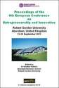 ECIE 2011 - 6th European Conference on Innovation and Entrepreneurship - Aberdeen, Scotland.  PRINT version