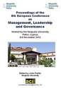 ECMLG 2012 Proceedings of the 8th European Conference on Management Leadership and Governance, Pafos, Cyprus PRINT version