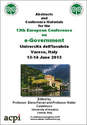 ECEG 2013 13th European Conference on eGovernment, Como, Italy PRINT version