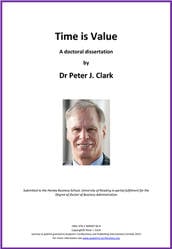 <!--090-->Time is Value by Dr Peter J. Clark