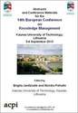 ECKM 2013 14th European Conference on Knowledge Management  PRINT version 2 Volume set