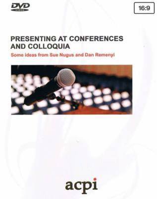 Presenting at Conferences and Colloquia, advice from Sue Nugus and Dan Remenyi - DVD