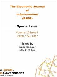 EJEG Electrronic Journal on e-Government  Volume 10 Issue 2 PRINT version