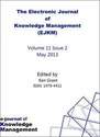 EJKM Electronic Journal of Knowledge Management Volume 11 Issue 2 PRINT version