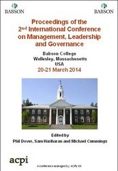 <!--098-->ICMLG 2014 2nd International Conference on Management, Leadership and Governance PRINT version