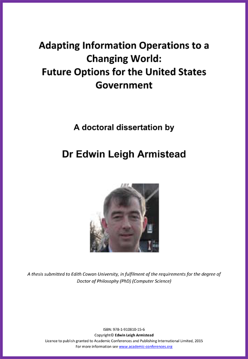 Adapting Information Operations to a Changing World: Future Options for the United States Government