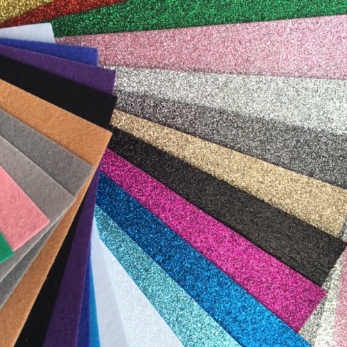 Budget Glitter Felt SHEET