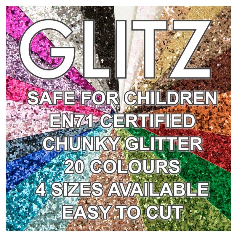 Glitz Chunky Glitter Fabric - Bulk
