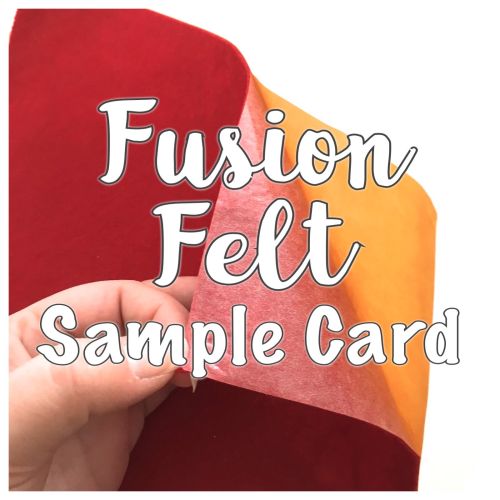 Fusion Self Adhesive Felt Sample Card