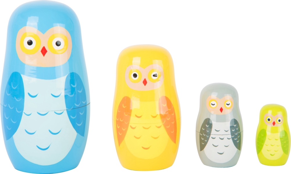 owl nesting dolls