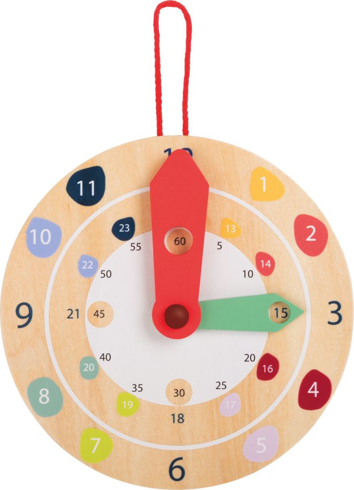 Wooden Clock - Learn to tell the time 
