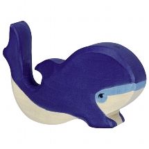 Blue Whale - small- Holztiger