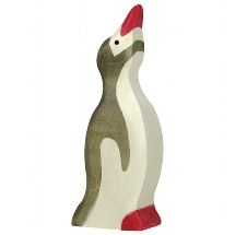 Penguin, small head raised - Holztiger