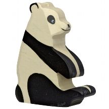 Panda Bear, Sitting - Holztiger