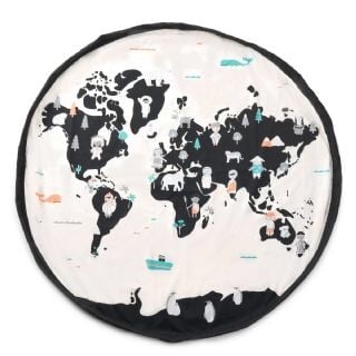 World Map - Play & Go, play mat & toy storage