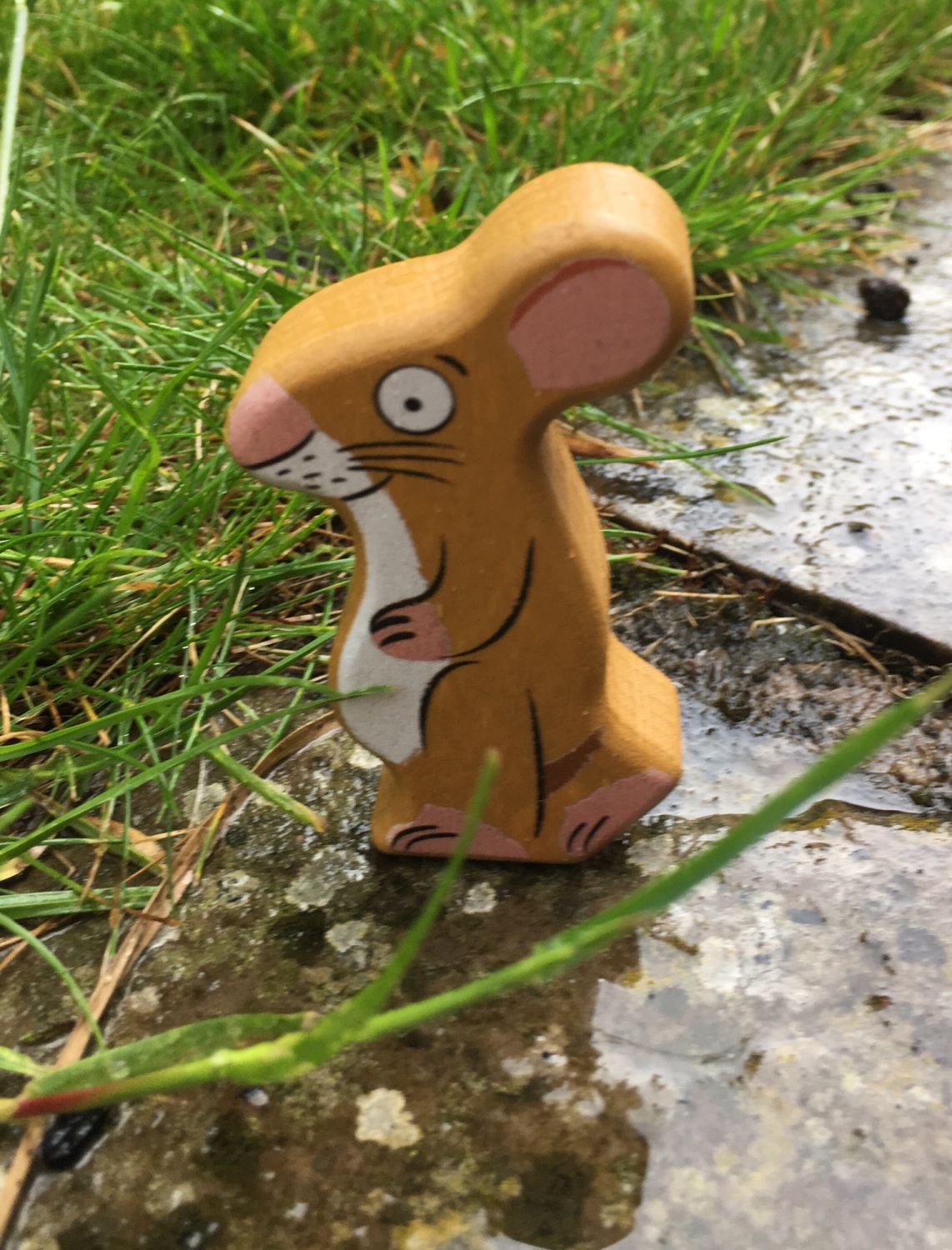 wooden gruffalo figures
