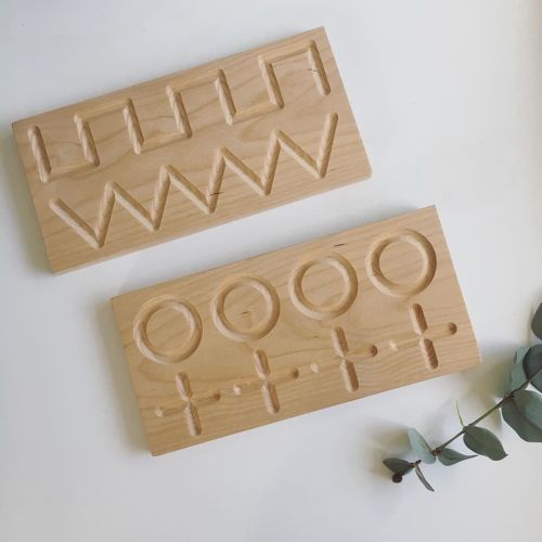 Wooden Pre-writing Tracing Board