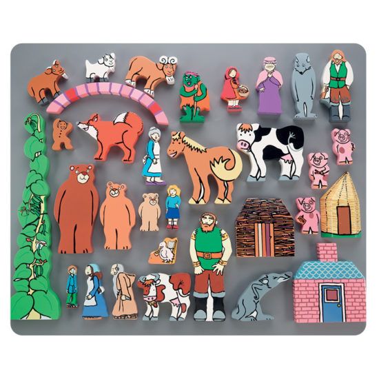 Traditional Tales Wooden Characters