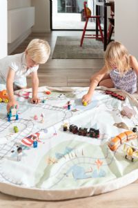 Play & Go, play mat & toy storage - Fantasy Train Map