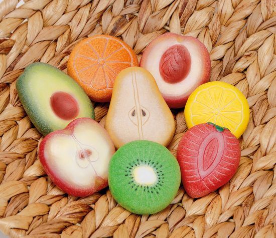 Fruit - Sensory Play Stones