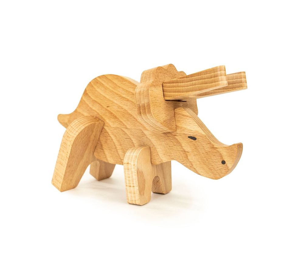 Paleo - Animals Triceratops Puzzle & Build