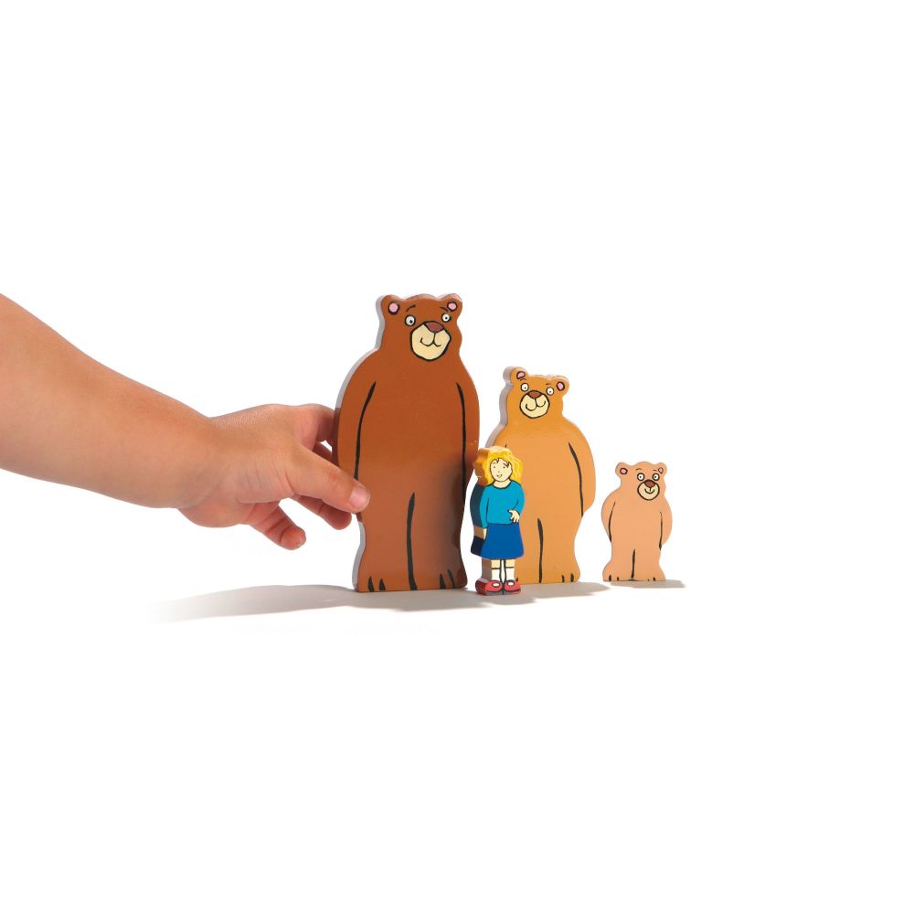 Goldilocks and the Three Bears - Wooden Characters