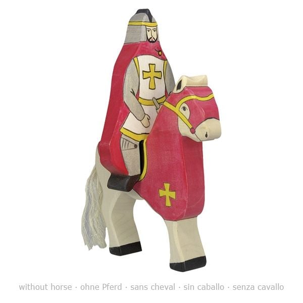 Holztiger - Red Knight with Cloak, Riding (without horse)