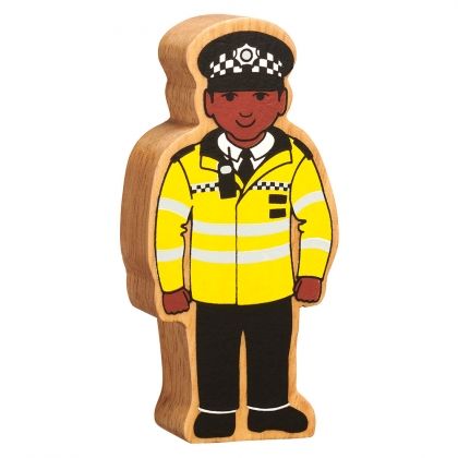 Lanka Kade - Figure, Natural yellow & black policeman