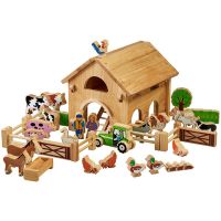 Lanka Kade - Deluxe farm barn set with colourful characters