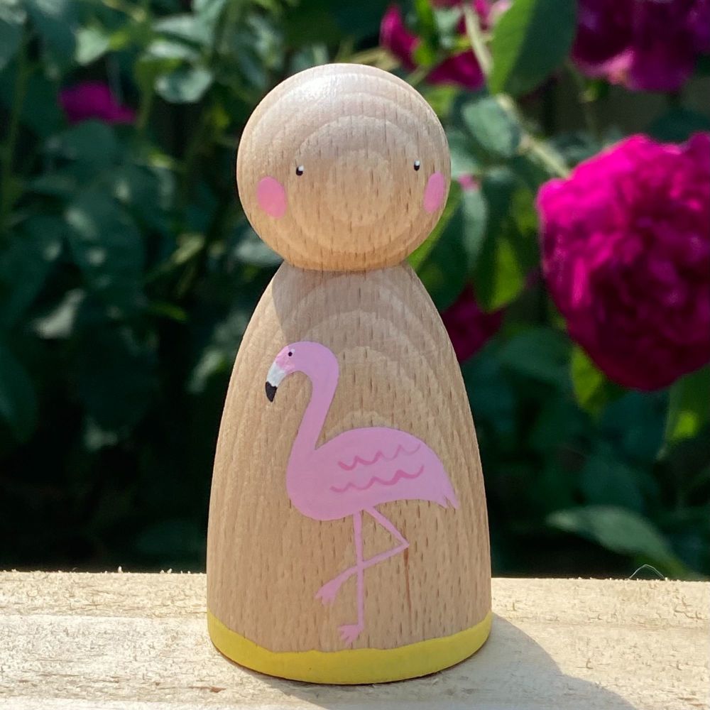 Peg Doll, Summer Collection - Flamingo